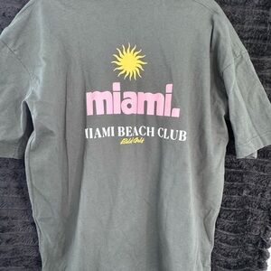 Miami Beach Club Gray T-Shirt